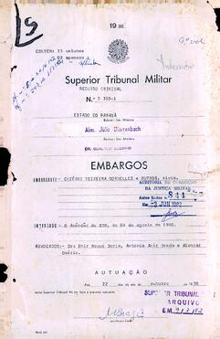 Recurso Criminal n. 5.359/1980 - Volume 9