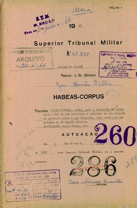 Habeas Corpus n. 28.248/1966