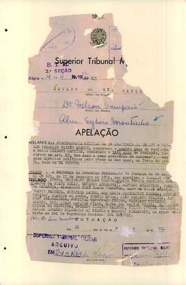 Apelação n. 39.215/1973 - Volume 6