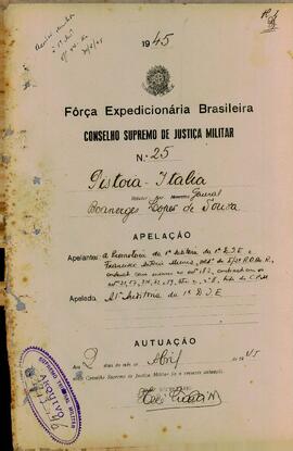 Autos da Apelação n. 25/1945/FEB