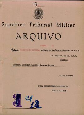 Autos do Processo de Deserção n. 80/1945/FEB (1ªAUD1ªDIE)