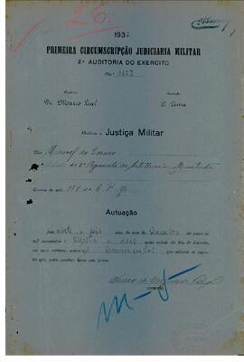 Autos da Ação Penal n. 3.133/1932