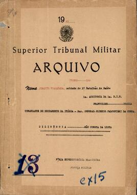 Autos do Inquérito Policial Militar n. 188/1945/FEB (1ªAUD1ªDIE)