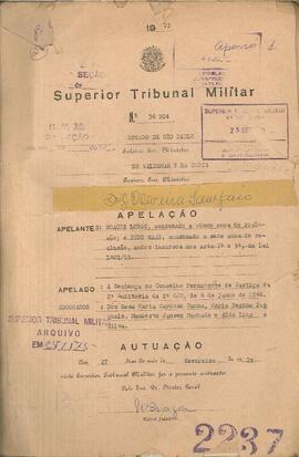 Apelação n. 36.204/1969 - Apenso 1