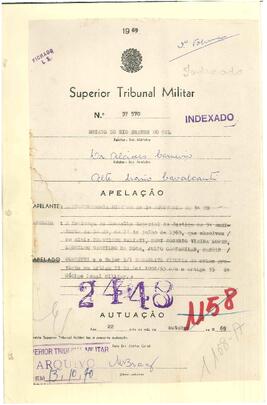Apelação n. 37.570/1969 - Volume 2