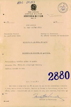 Apelação n. 39.193/1972 - Apenso 4