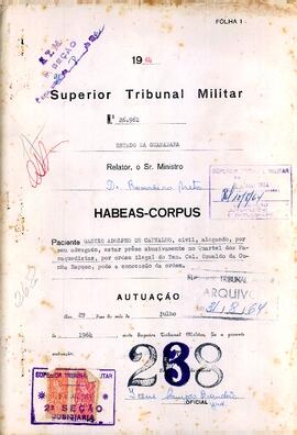 Habeas Corpus n. 26.961/1964