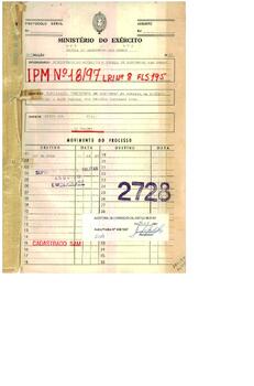 Inquérito Policial Militar n.18/1997 Vol. 1