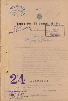 Correição Parcial n. 1.052/1972