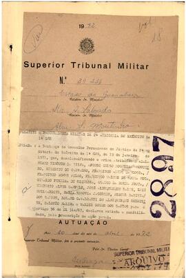 Apelação n. 39.236/1972 - IPM 709 - Volume 18