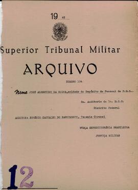 Autos do Processo de Deserção n. 134/1945/FEB (2ªAUD1ªDIE)