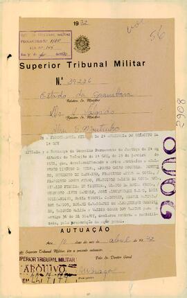 Apelação n. 39.236/1972 - IPM 709 - Volume 56