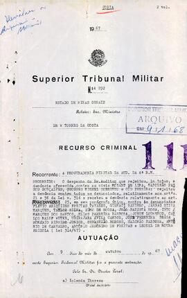 Recurso Criminal n. 4.292/1967