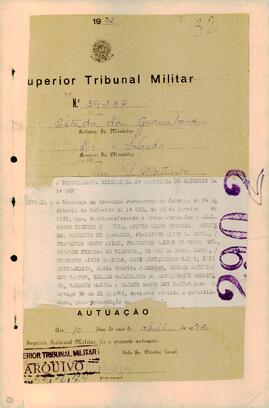 Apelação n. 39.236/1972 - IPM 709 - Volume 32