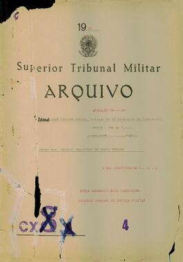 Autos da Apelação n. 39/1945/FEB
