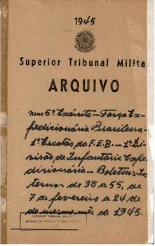 Boletins Internos n. 38 a 55/1945